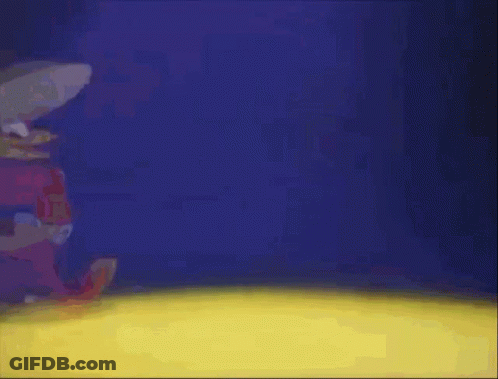 A Cartoon Character In A Sombrero Is Standing On A Yellow Floor GIF