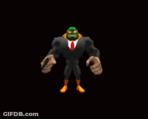 A Cartoon Character In A Suit And Tie With The Words Idk Bro Behind Him GIF