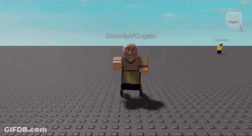 Cartoon Character In Wheelchair CurrentlyAFC Legend GIF