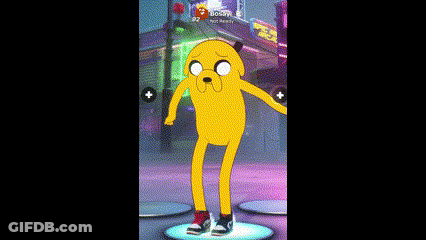 A Cartoon Character Is Dancing In A Video Game GIF