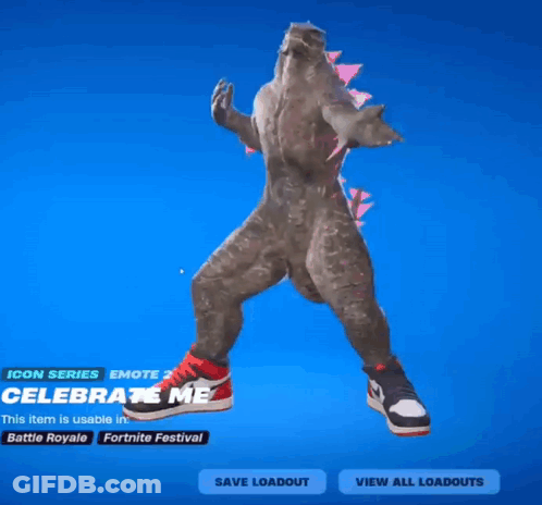 A Cartoon Character Is Dancing In A Video Game While Wearing Sneakers . GIF