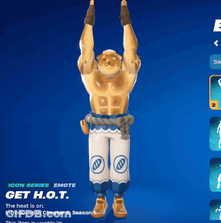 A Cartoon Character Is Dancing With The Words Get H.o.t. Below Him GIF