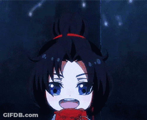 A Cartoon Character Is Eating A Red Apple With His Tongue Out . GIF