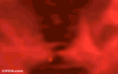 A Cartoon Character Is Floating In The Air With A Purple Background GIF