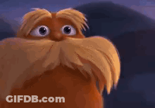A Cartoon Character Is Flying Through The Air In Front Of A Person . GIF