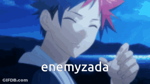 A Cartoon Character Is Giving A Thumbs Up And The Word Enemyzada Is On The Bottom Of The Image GIF