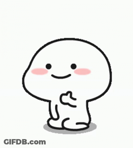 A Cartoon Character Is Giving A Thumbs Up Sign With His Hands . GIF