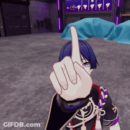 A Cartoon Character Is Giving The Middle Finger In A Video Game GIF