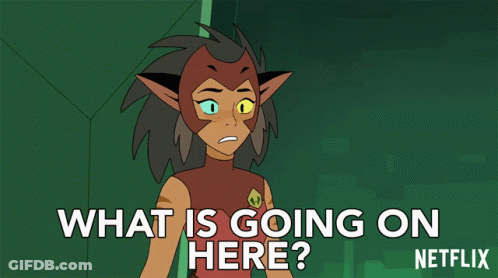 A Cartoon Character Is Holding A Piece Of Paper And Says What Is Going On Here Netflix GIF