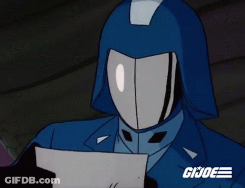 A Cartoon Character Is Holding A Piece Of Paper Over His Chest . GIF