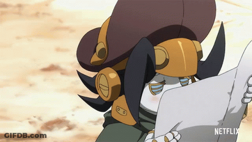 A Cartoon Character Is Holding A Piece Of Paper With Netflix Written On The Bottom GIF