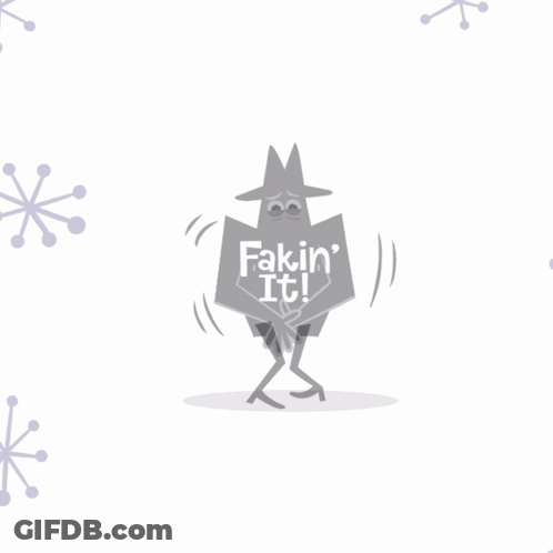 A Cartoon Character Is Holding A Sign That Says All Night Long GIF