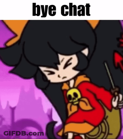 A Cartoon Character Is Holding A Skull And A Sword . GIF
