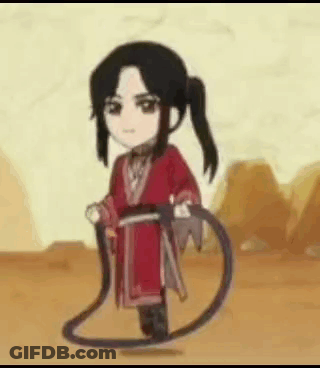A Cartoon Character Is Holding A Whip In His Hand And Walking In The Desert . GIF