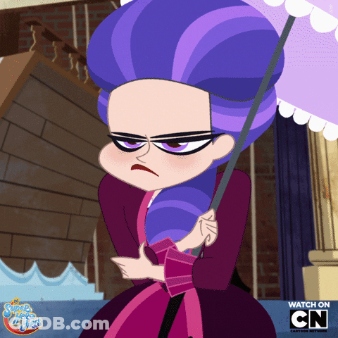 A Cartoon Character Is Holding An Umbrella And Says Watch On Cn Cartoon Network GIF