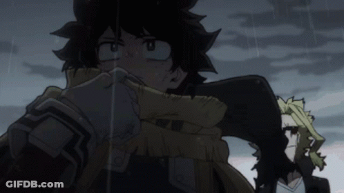 A Cartoon Character Is Holding Another Character 'S Hand GIF