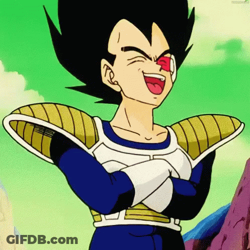 A Cartoon Character Is Laughing With His Mouth Open GIF