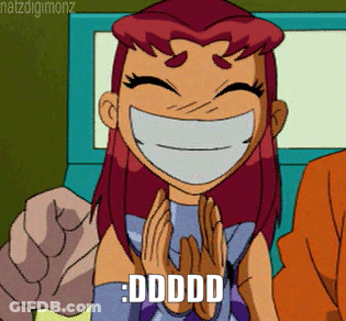 A Cartoon Character Is Laughing With The Word Dddd Written Below Her GIF