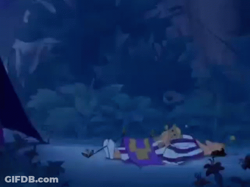 A Cartoon Character Is Laying Down Holding A Teddy Bear . GIF