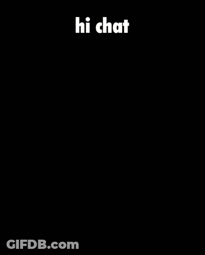 A Cartoon Character Is Laying In The Dirt And The Words Hi Chat Are Above It GIF
