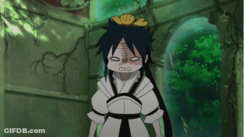 A Cartoon Character Is Making A Funny Face And Has A Yellow Flower In Her Hair GIF