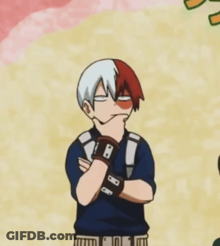 A Cartoon Character Is Making A Funny Face While Standing With His Arms Crossed . GIF