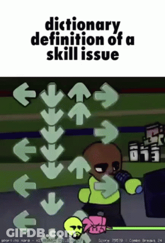 A Cartoon Character Is Playing A Video Game With Arrows Pointing In Different Directions . GIF