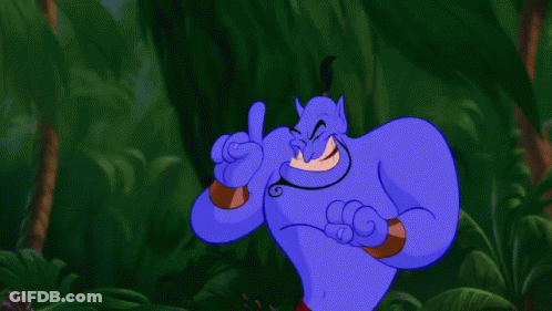 A Cartoon Character Is Pointing At The Camera GIF