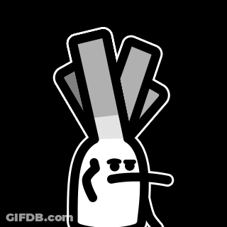 A Cartoon Character Is Sitting At A Table Next To A Laptop Computer And Says Let Me Check . GIF