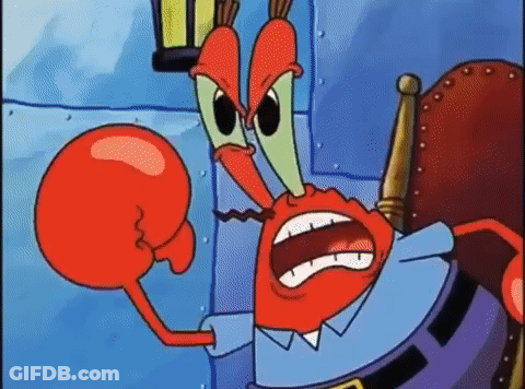 A Cartoon Character Is Sitting In A Chair Holding A Boxing Glove . GIF
