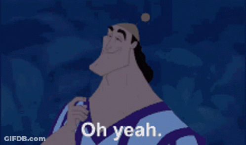 Smiling Cartoon Character With Words It's All Coming Together GIF