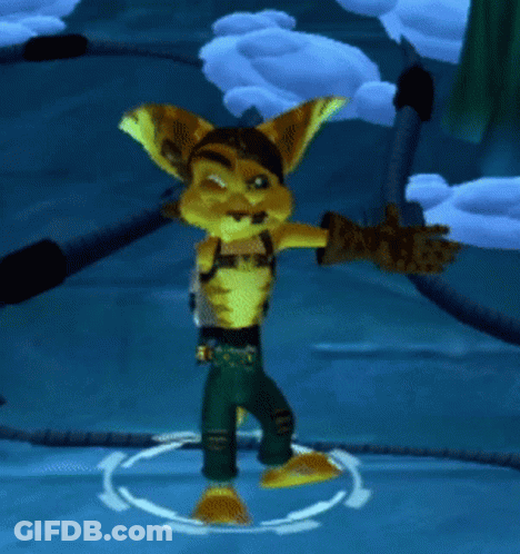 A Cartoon Character Is Standing In A Circle In A Video Game GIF