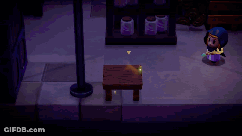 A Cartoon Character Is Standing In A Room With A Glowing Object In The Middle GIF