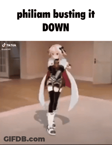 A Cartoon Character Is Standing In An Empty Room With A Gun In Her Hand . GIF