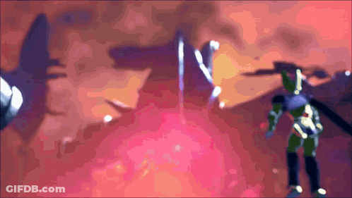 A Cartoon Character Is Standing In Front Of A Purple Background GIF
