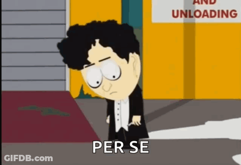 A Cartoon Character Is Standing In Front Of A Sign That Says " And Unloading " GIF