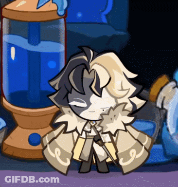 A Cartoon Character Is Standing In Front Of A Water Cooler GIF