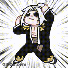 A Cartoon Character Is Standing In Front Of A White Background With A Burst Of Light Behind Him . GIF