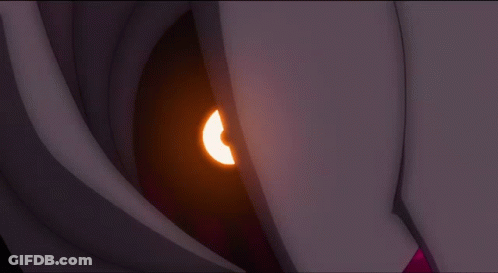A Cartoon Character Is Standing In Front Of The Sun GIF