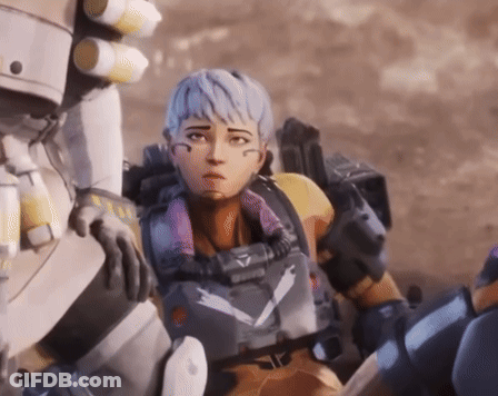 A Cartoon Character Is Standing Next To A Robot And Looking At The Camera . GIF
