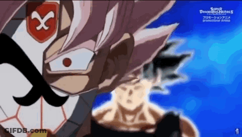 A Cartoon Character Is Standing Next To Another Cartoon Character In A Mask . GIF