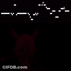 A Cartoon Character Is Standing On A Dance Floor GIF