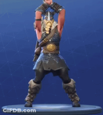 A Cartoon Character Is Standing On One Leg In A Video Game While Holding A Float . GIF