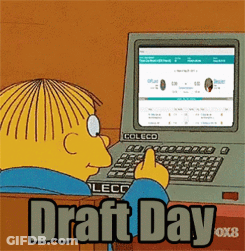 A Cartoon Character Is Typing On A Coleco Keyboard GIF