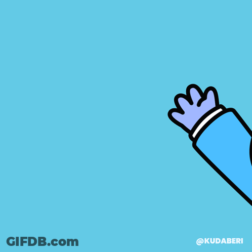 A Cartoon Character Is Waving With The Words Have A Marvelous Friday GIF