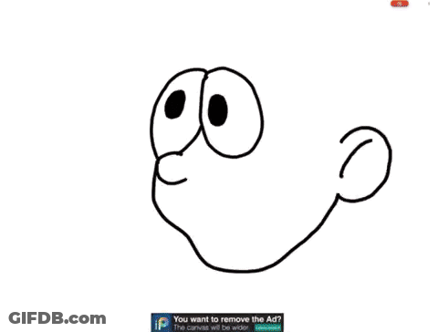 A Cartoon Character Is Wearing A Black Shirt That Says Loaded GIF
