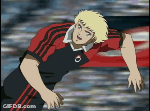 A Cartoon Character Is Wearing A Red And Black Jersey With The Letter O On The Front GIF
