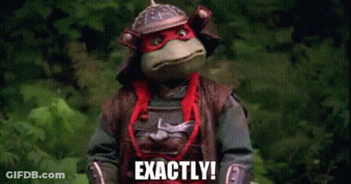 A Cartoon Character Is Wearing A Samurai Costume And Says Exactly ! GIF
