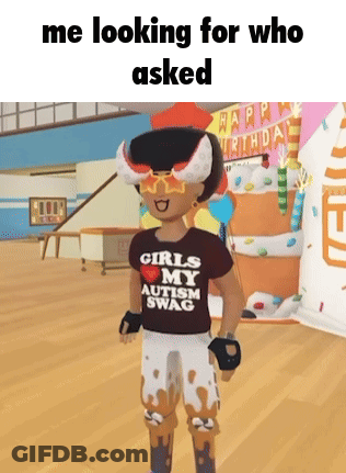 A Cartoon Character Is Wearing A Shirt That Says Girls My Autism Swag GIF