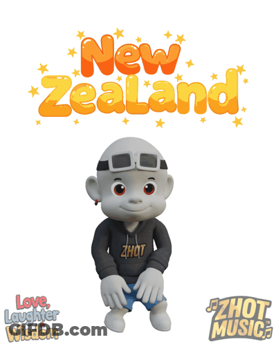 A Cartoon Character Is Wearing A Zhot Sweatshirt GIF